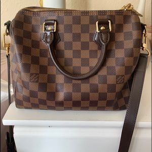 Authentic Speedy 25 Louis Vuitton Bag